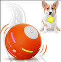 PawMotion Rechargeable Interactive Dog Ball – Touch-Activated Rolling & Bouncing Toy with Tennis Cover