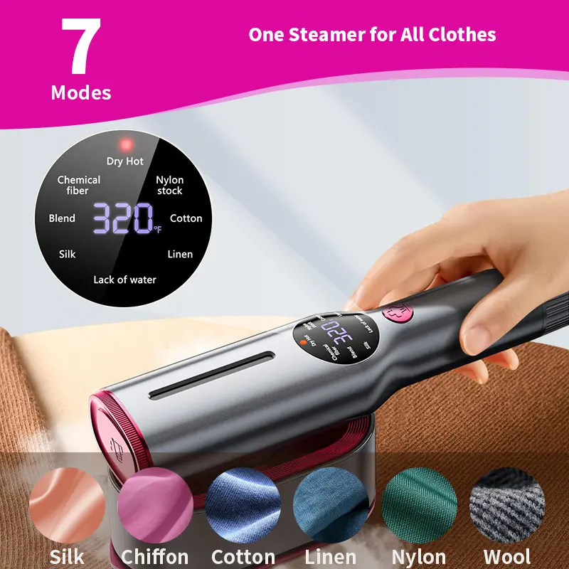 2-in-1 Handheld Garment Steamer & Travel Iron image 4
