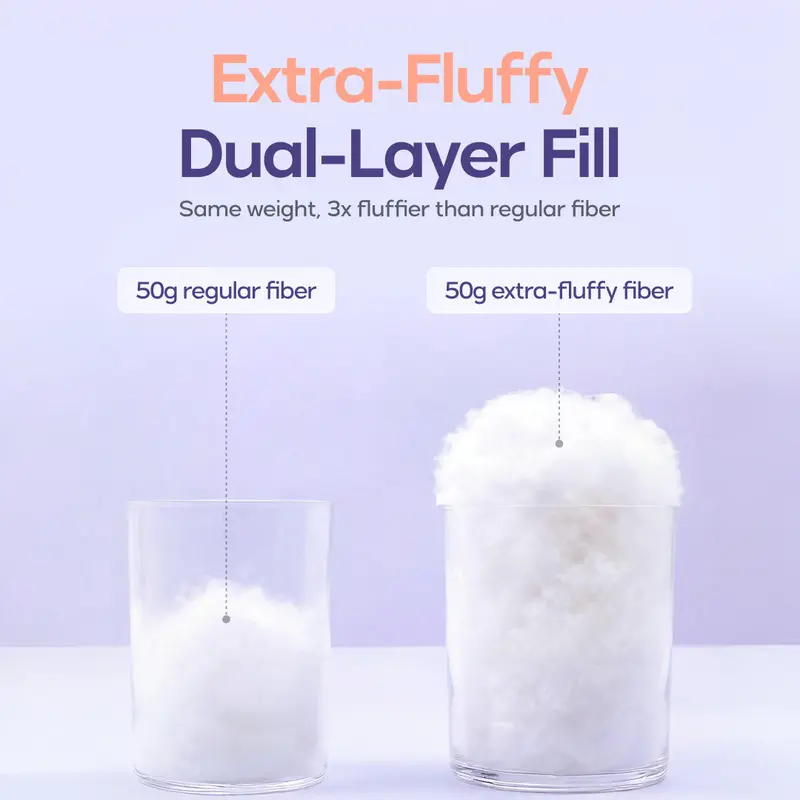 CloudSoft Cooling Puff-Grid Pillow – Extra-Fluffy Dual-Layer Bed Pillow with Breathable Cool-Touch Fabric image 12