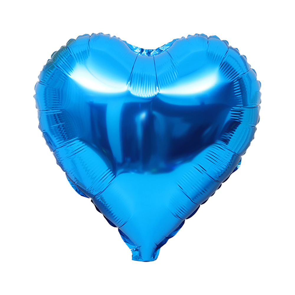 Metallic Heart Foil Balloons image 3