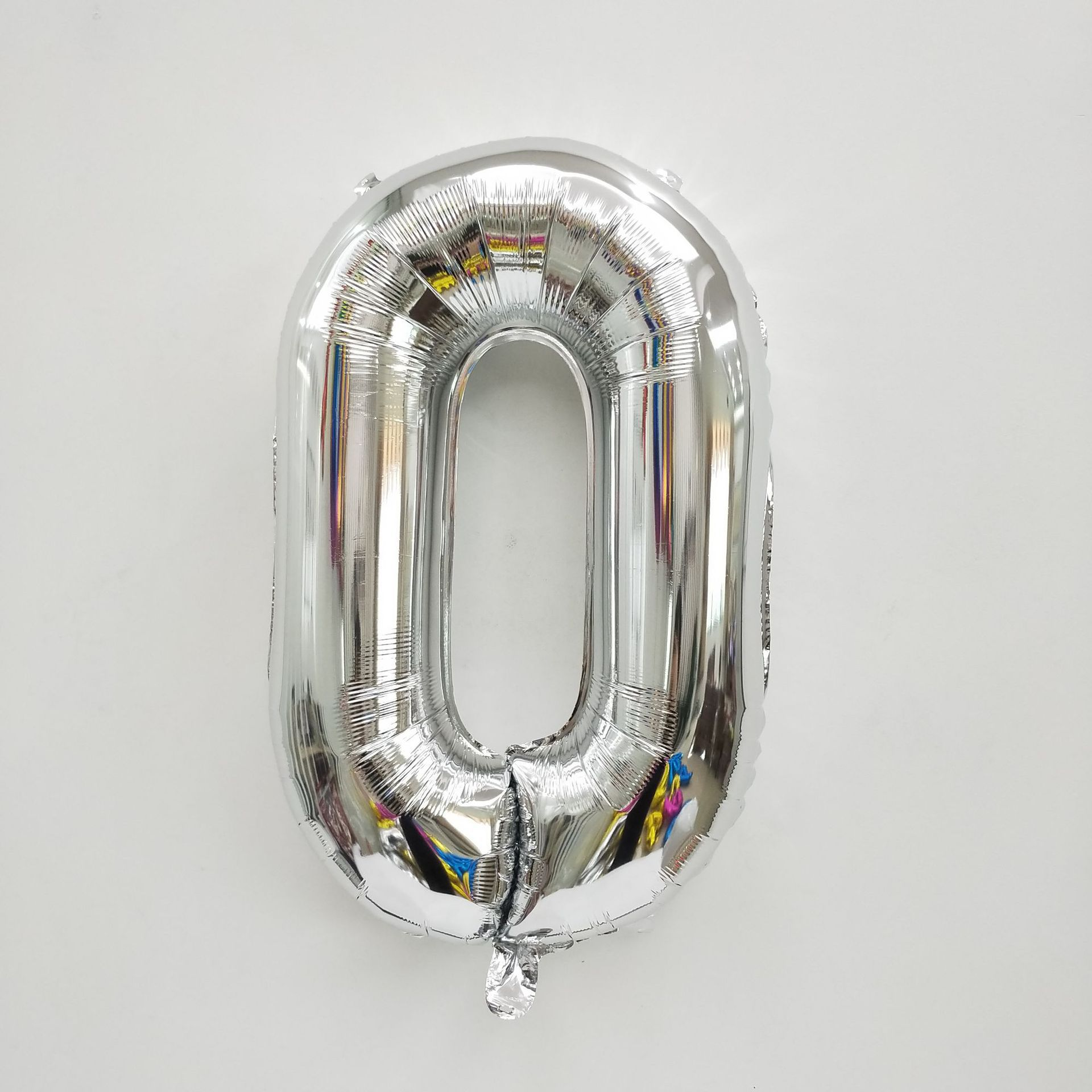 Silver Number Foil Balloon image 2