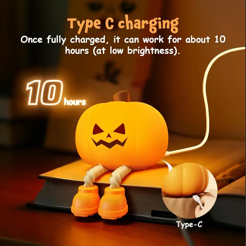 Halloween Pumpkin Lamp image 4