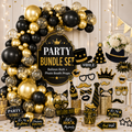Black & Gold Party Bundle Set
