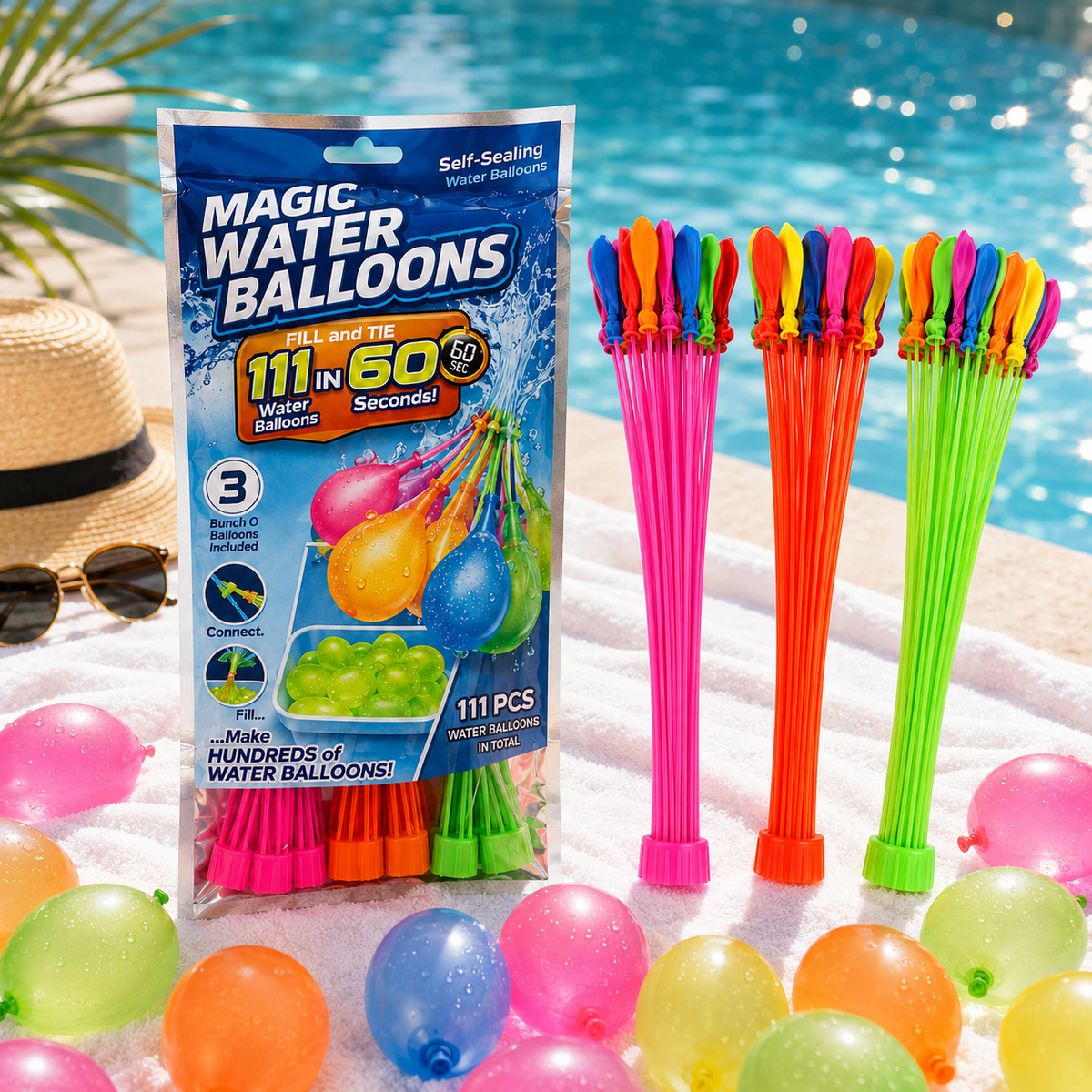 111-Pack Rapid-Fill Self-Sealing Water Balloons image 4